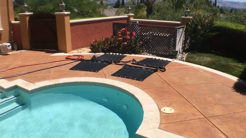 Solar pool heater